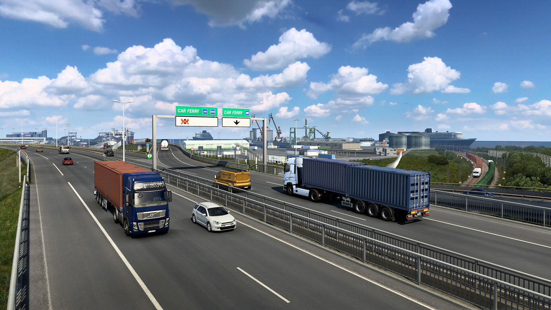 ▲▼卡車模擬。（圖／翻攝自Steam）