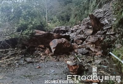 疑地震影響！南橫台東栗園段坍方「雙向阻斷」　公路局緊急搶通