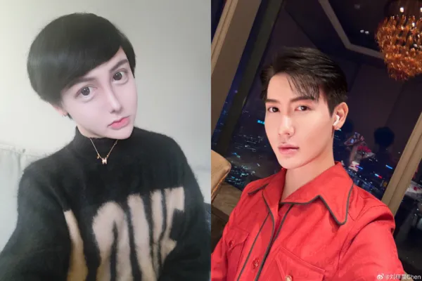 ▲▼蛇精男劉梓晨消失7年「轉型當演員」。（圖／翻攝自微博／劉梓晨chen）