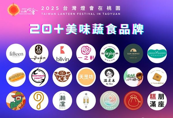 ▲2025台灣燈會，植感桃園蔬食友善專區人氣爆棚