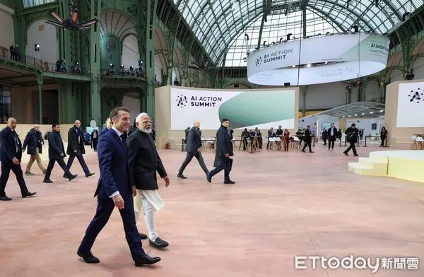▲巴黎人工智慧高峰會登場，印度總理莫迪倡導綠色AI與全球治理發展。（圖／翻攝莫迪社群平台X）