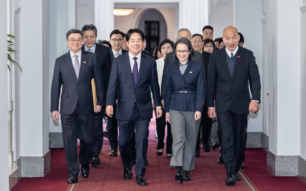 ▲▼總統賴清德以憲法44條賦予職權，召集五院院長召開國政會商。（圖／總統府提供）