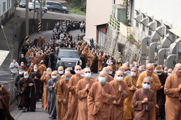 ▲淨耀大和尚2月7日於慈法禪寺舉行荼毗法會、法眷祭儀             。（圖／中國佛教會提供）