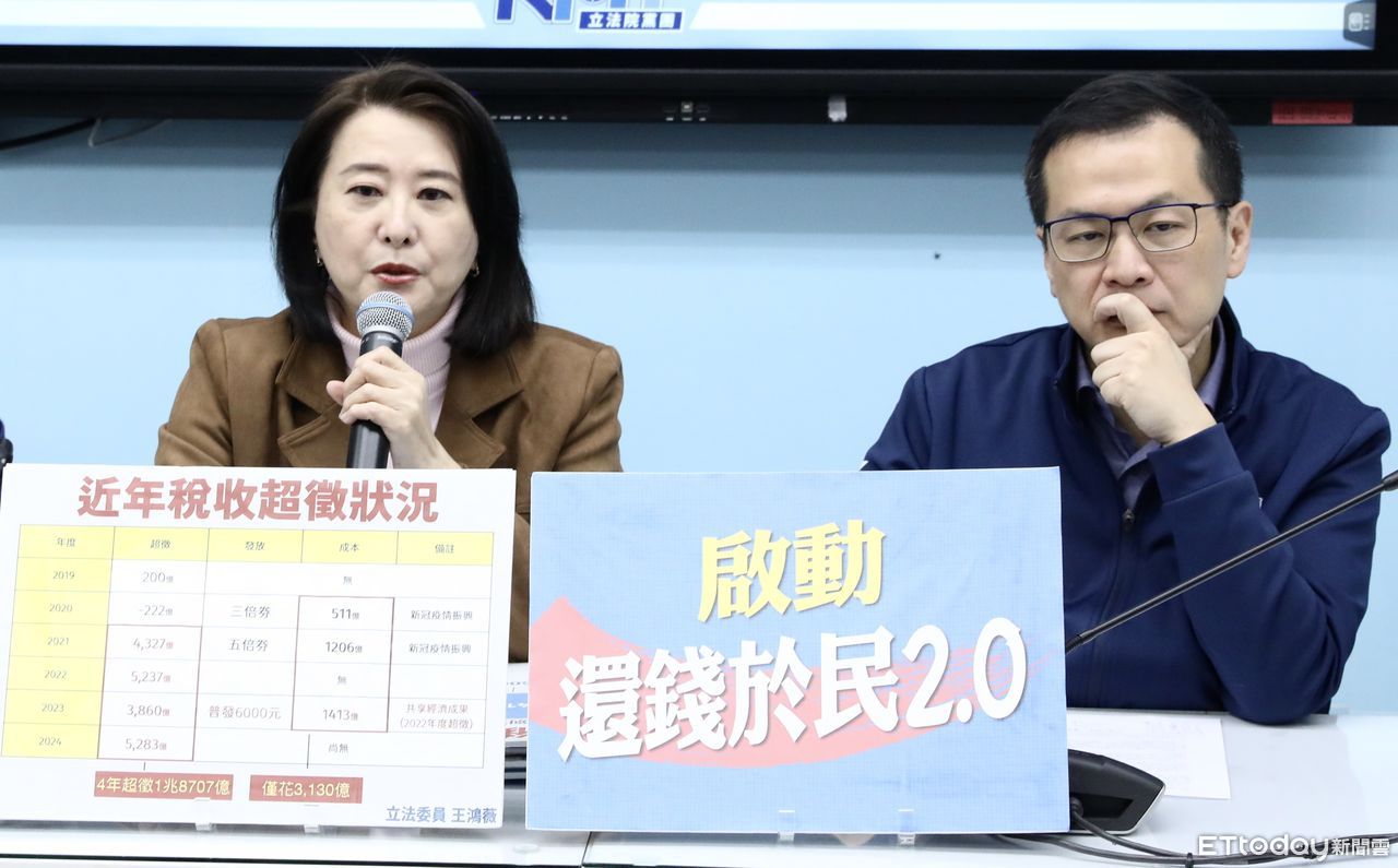 政府超徵5283億元　國民黨拋「還錢於民2.0」全民普發1萬元 | ETtoday政治新聞 | ETtoday新聞雲