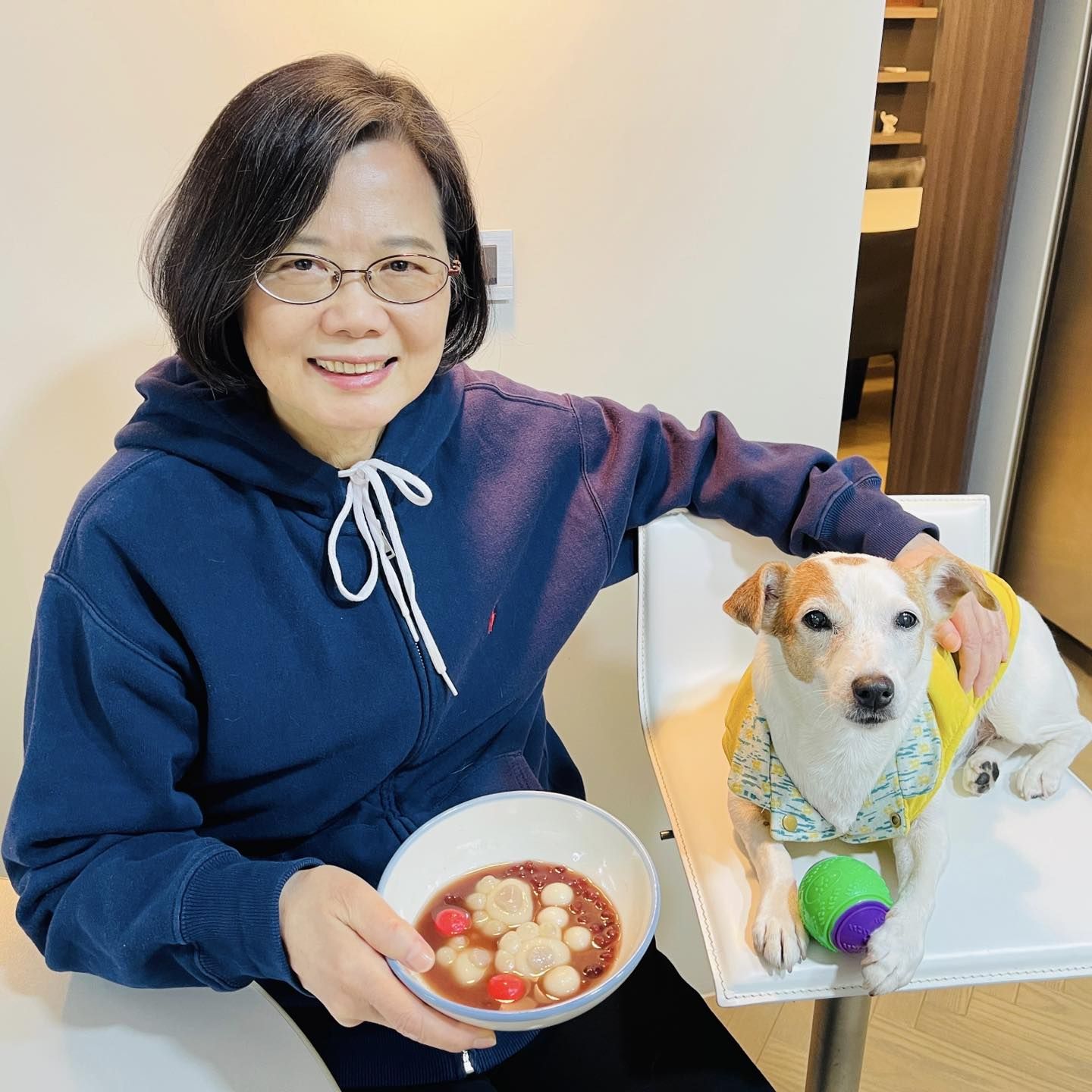 ▲▼前總統蔡英文慶祝元宵節。（圖／翻攝自Facebook／蔡英文）
