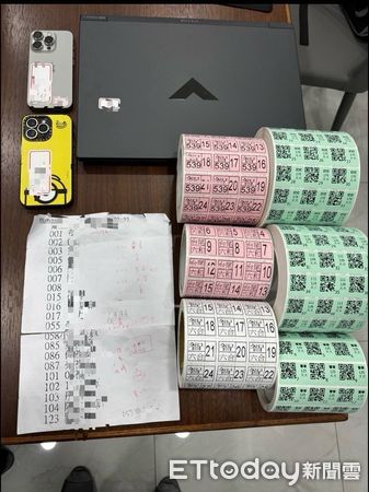 ▲▼同樣簽3個號碼，地下539的賠率是台彩的190倍，吸引眾人當組頭，刑事局破獲全台70簽注站，賭資逾66億元。（圖／警方提供，下同）