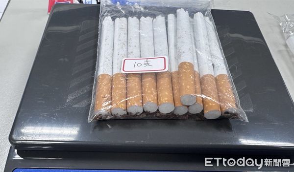 ▲▼夫妻檔販毒被警方逮捕，警方查獲10包摻有卡西酮的彩虹菸             。（圖／記者陳以昇翻攝）