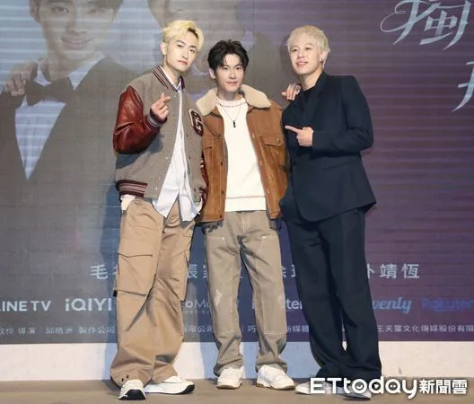 ▲▼毛祁生 張家陞 徐瑋澤 朴靖恆 孫麥傑 獨佔接班人 開播記者會。（圖／記者屠惠剛攝）