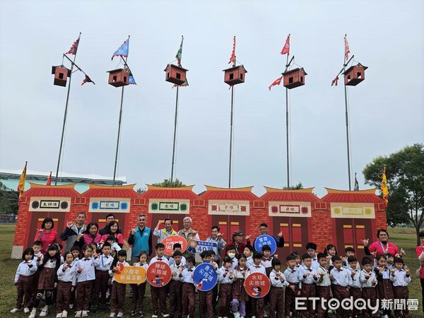▲六堆祈福尖炮城在內埔鄉六堆紀念公園舉行             。（圖／屏東縣政府客家事務處提供）
