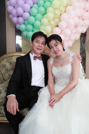 ▲米可白在《好運來》八度披上婚紗。（圖／民視提供）