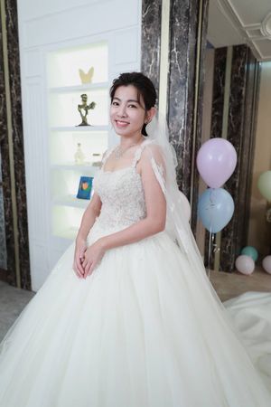 ▲米可白在《好運來》八度披上婚紗。（圖／民視提供）