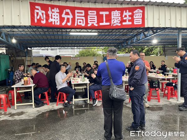 ▲內埔警分局不一樣的慶生會            。（圖／記者陳崑福翻攝）