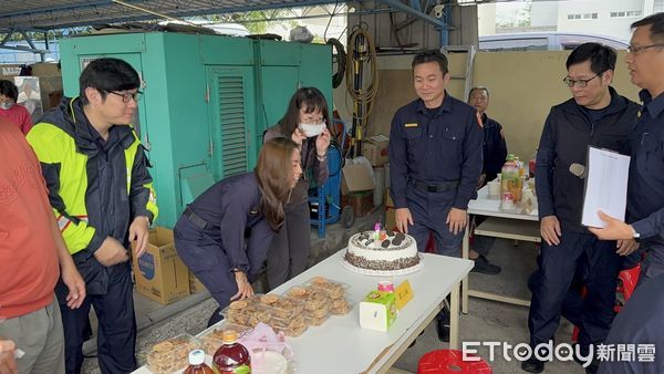 ▲內埔警分局不一樣的慶生會            。（圖／記者陳崑福翻攝）