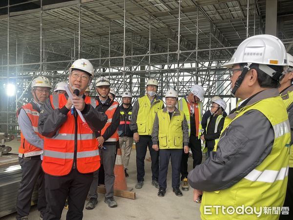 ▲▼交通部長陳世凱視察桃機第三航廈相關工程。（圖／桃機公司提供）