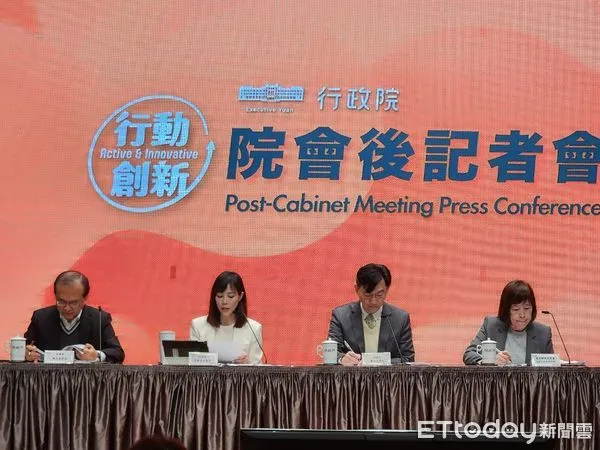 ▲▼行政院會後記者會。（圖／記者陳家祥攝）