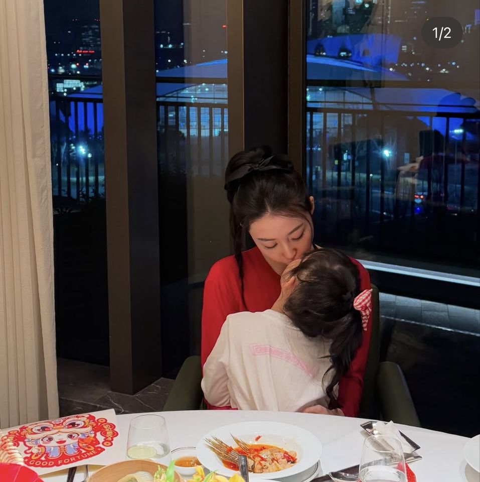▲▼潘瑋柏女兒首度被老婆公布照片。（圖／翻攝IG／lunaay__）