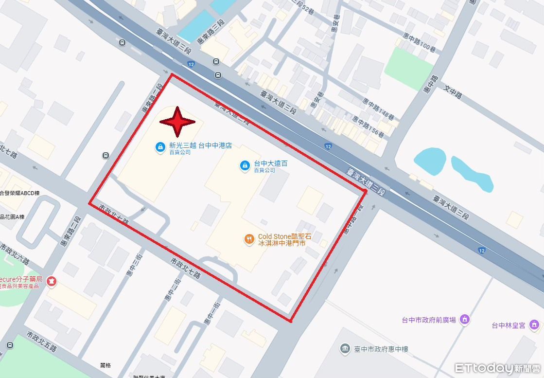 ▲紅線路段均為人車管制路段，請民眾應盡量避免行經該處，維護自身安全。（圖／翻攝自Facebook／TCPB局長室）