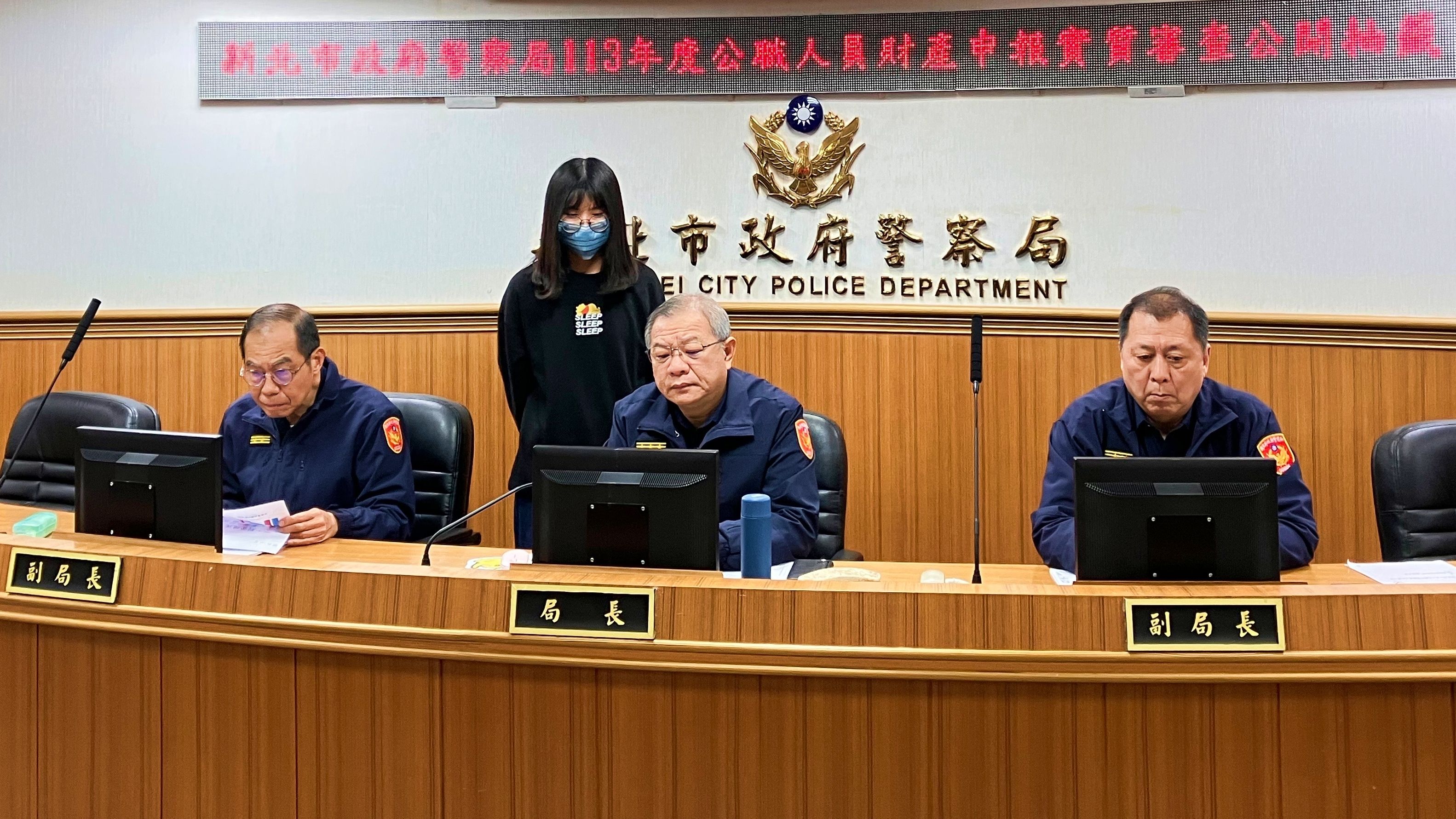 ▲新北警公職財產申報公開抽籤。（圖／新北市警察局提供）