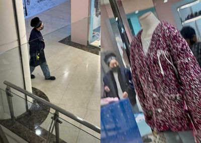 台知名女星東區逛百貨公司「包緊緊還是一秒被認出」!招牌爆炸頭露餡