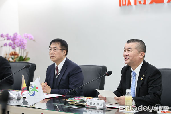 ▲台南市與日本埼玉縣本庄市，13日分別在黃偉哲市長及吉田信解市長的代表下，正式締結為國際友誼市。（圖／記者林東良翻攝，下同）