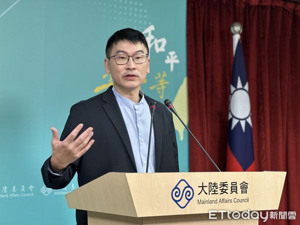 ▲▼陸委會副主委、發言人梁文傑。（圖／記者蔡紹堅攝）