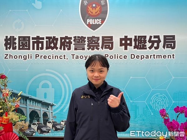 ▲警專實習生簡子芸在學校舉辦的「反詐舞台劇」比賽中曾獲第一名。（圖／中壢警分局提供）