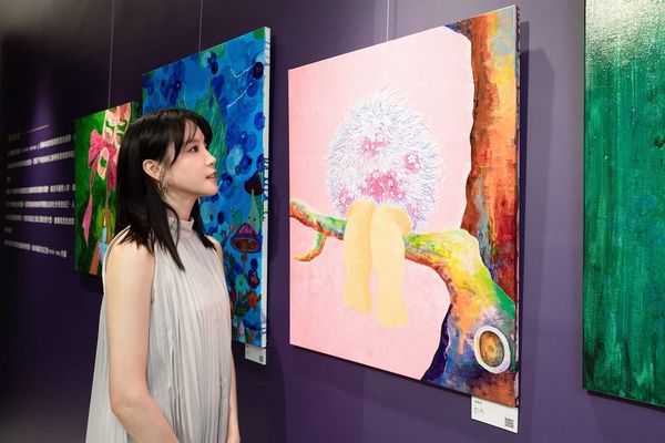 ▲▼台中新光三越氣爆「程予希7樓辦畫展」發聲了。（圖／翻攝自Instagram／lyan616）