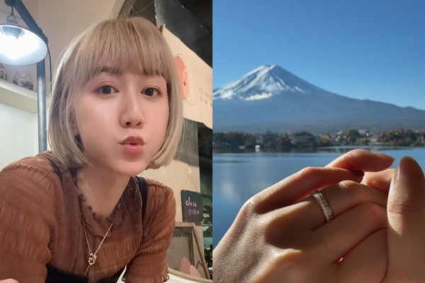 外送用▲▼《綜藝三國智》瑪麗曬婚戒！富士山前浪漫求婚她爆哭。（圖／翻攝自Instagram／maryintower）