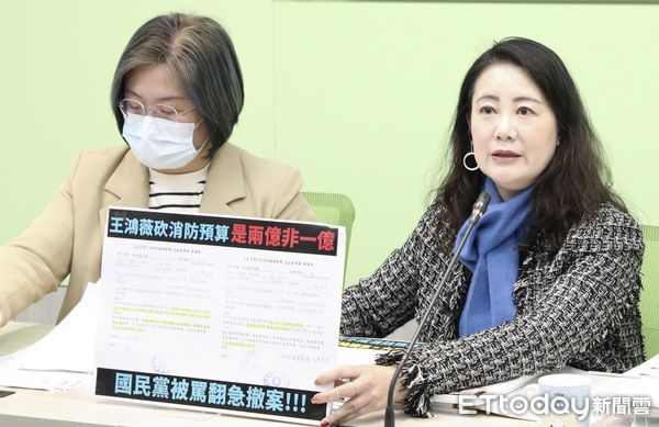 ▲▼民進黨團 輿情回應記者會   消防預算凍結 總預算協商 相關 吳思瑤。（圖／記者屠惠剛攝）