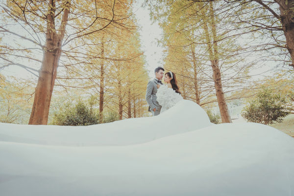 ▲張睿家、黃安若婚紗照。（圖／LinLi Boutique提供）