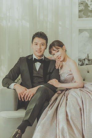 ▲張睿家、黃安若婚紗照。（圖／LinLi Boutique提供）