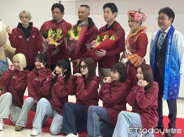 ▲樂天桃猿抵達石垣島。（圖／記者陳立勳攝）