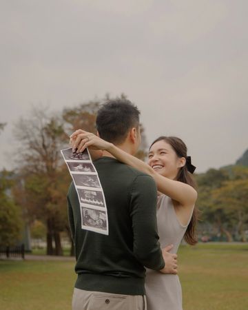 ▲▼「小許瑋甯」韓笙笙情人節宣布懷孕。（圖／翻攝自IG）