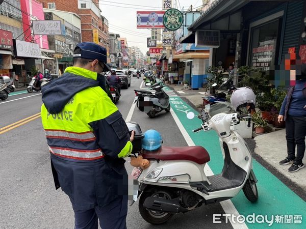 ▲彰化市大埔路今起執行違停取締。（圖／記者唐詠絮翻攝）