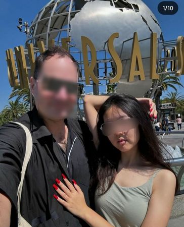 莊女經常曬出與白人男友的恩愛照。（翻自X平台+《加國無憂》）