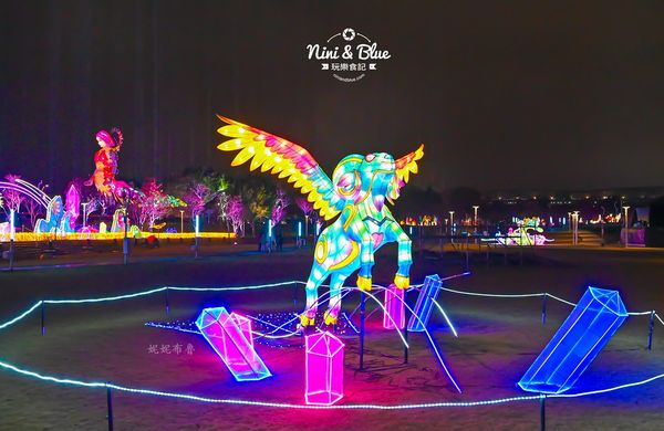 ▲▼2025台中燈會，9大主題燈區、小提燈領取資訊一次看。（圖／部落客nini and blue提供）