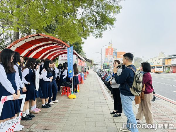 ▲台南捐血站暨私立聖功女中班聯會，於2月15日上午9時至下午5時，合作舉辦「青春熱血，你是我的理想型！」捐血活動。（圖／記者林東良翻攝，下同）
