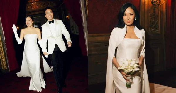 高凌風女兒葛曉潔在美國完婚。（圖／christine_ko IG）