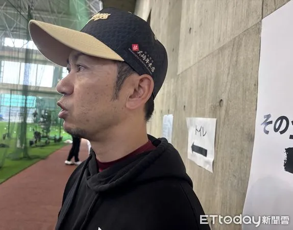 ▲樂天桃猿投手教練川岸強。（圖／記者陳立勳攝）