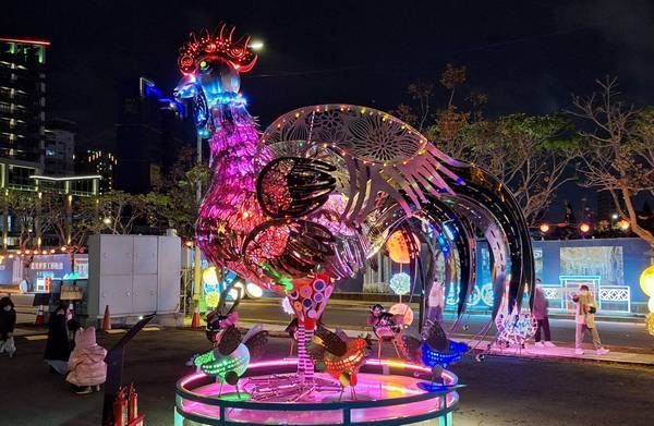 ▲2025台灣燈會城市聚光燈5D互動多元燈飾匯集