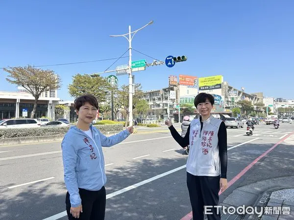 ▲立委陳亭妃爭取國土署4120萬元，改善台南和緯路3大路口2月中旬已通過。（圖／記者林東良翻攝，下同）