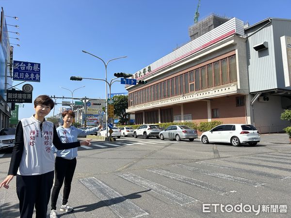 ▲立委陳亭妃爭取國土署4120萬元，改善台南和緯路3大路口2月中旬已通過。（圖／記者林東良翻攝，下同）