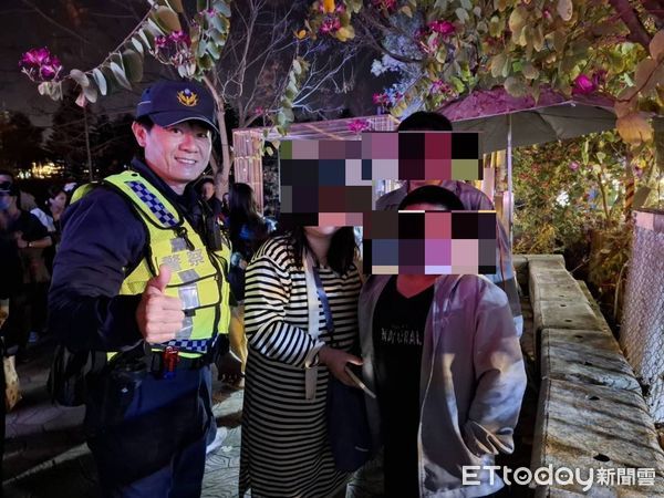 ▲男童被南投燈會人潮擠散迷失，中興警方助家人團圓。（圖／記者高堂堯翻攝）
