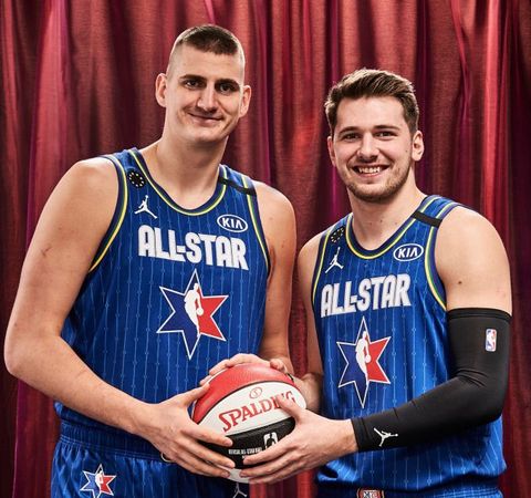 ▲約基奇、唐西奇。（圖／翻攝自X／@PasionBasketNBA）