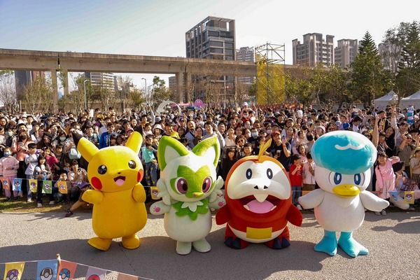 ▲2025台灣燈會寶可夢首場快閃見面會