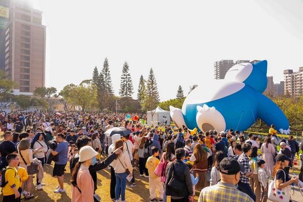 ▲2025台灣燈會寶可夢首場快閃見面會