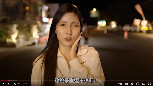 ▲南珉貞到墾丁大街體驗是否跟網路上的負評一樣。（圖／翻攝自YouTube／남민정 南珉貞）
