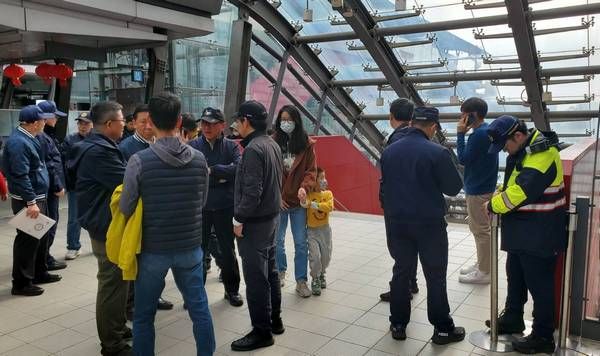 ▲台灣燈會爆人潮，市府會勘A19站精進疏運措施