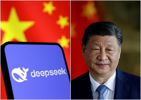 ▲▼多家中國媒體探討DeepSeek在內，近期崛起的新技術公司為什麼是出現在杭州，央視報導歸功於曾任浙江省委書記的中共總書記習近平。（圖／路透）
