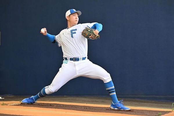 ▲日本火腿古林睿煬牛棚練投。（圖／火腿官方IG）